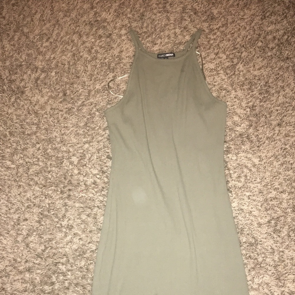 Green fashion nova dress